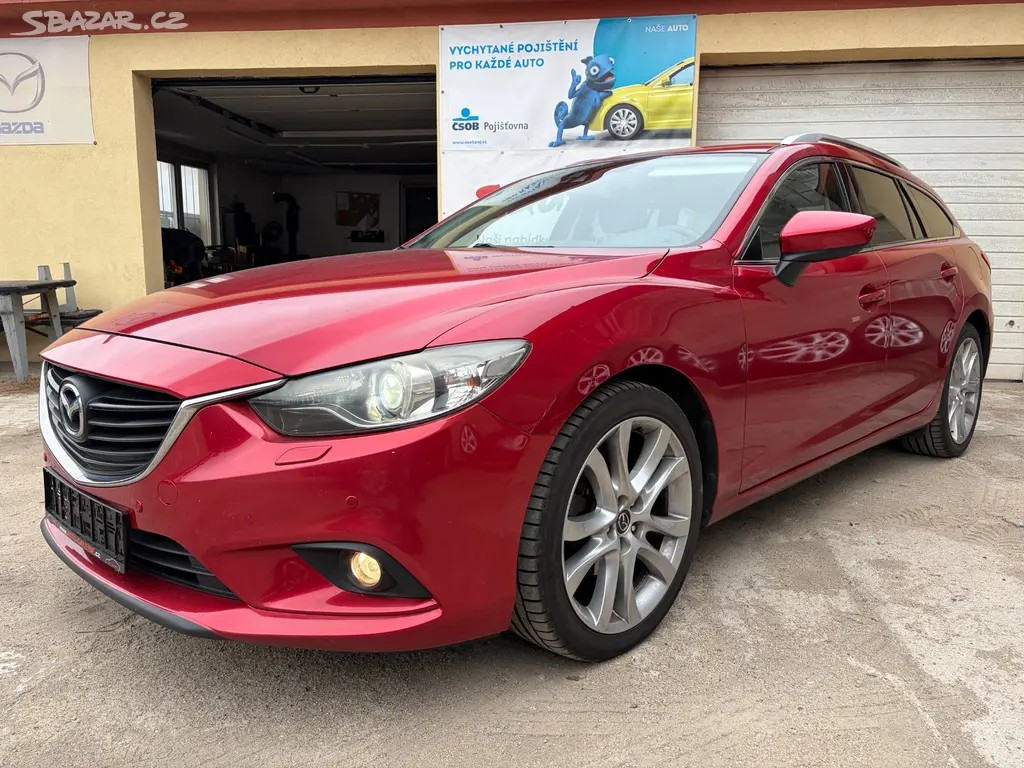 Mazda 6 2.5i,141KW,2013,XENON,KŮŽE,BOSE,AL19,NAVI!